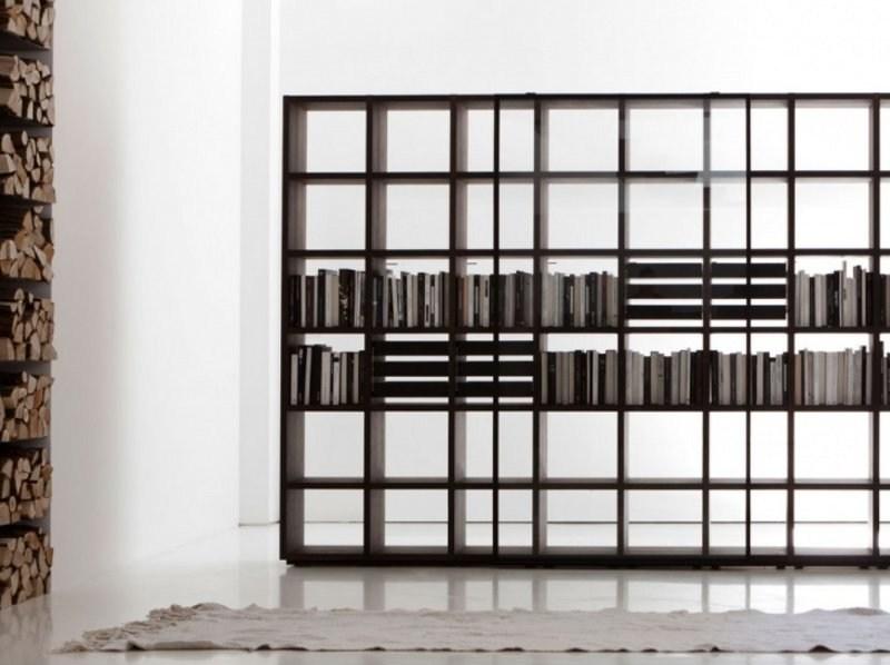 Porro Модульный открытый книжный шкаф из эвкалипта System sun-id-1443628 - Вид №1