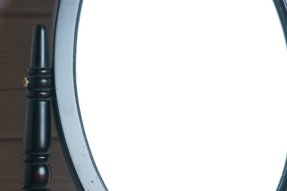 Туалетный столик с зеркалом и ящиком деревянный "Темный шоколад" ДОМАШНЯЯ ОБСТАНОВКА MOBILIER DE MAISON, ПОД СТАРИНУ 017418 Коричневый Santreyd  - Вид №7
