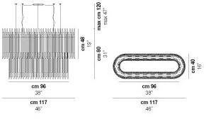 Vetreria Vistosi Люстра из стекла Diadema sun-id-1356336 - Вид №4