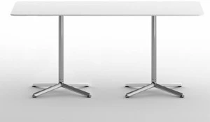 arrmet Прямоугольный стол с основанием 4 звезды Clivo