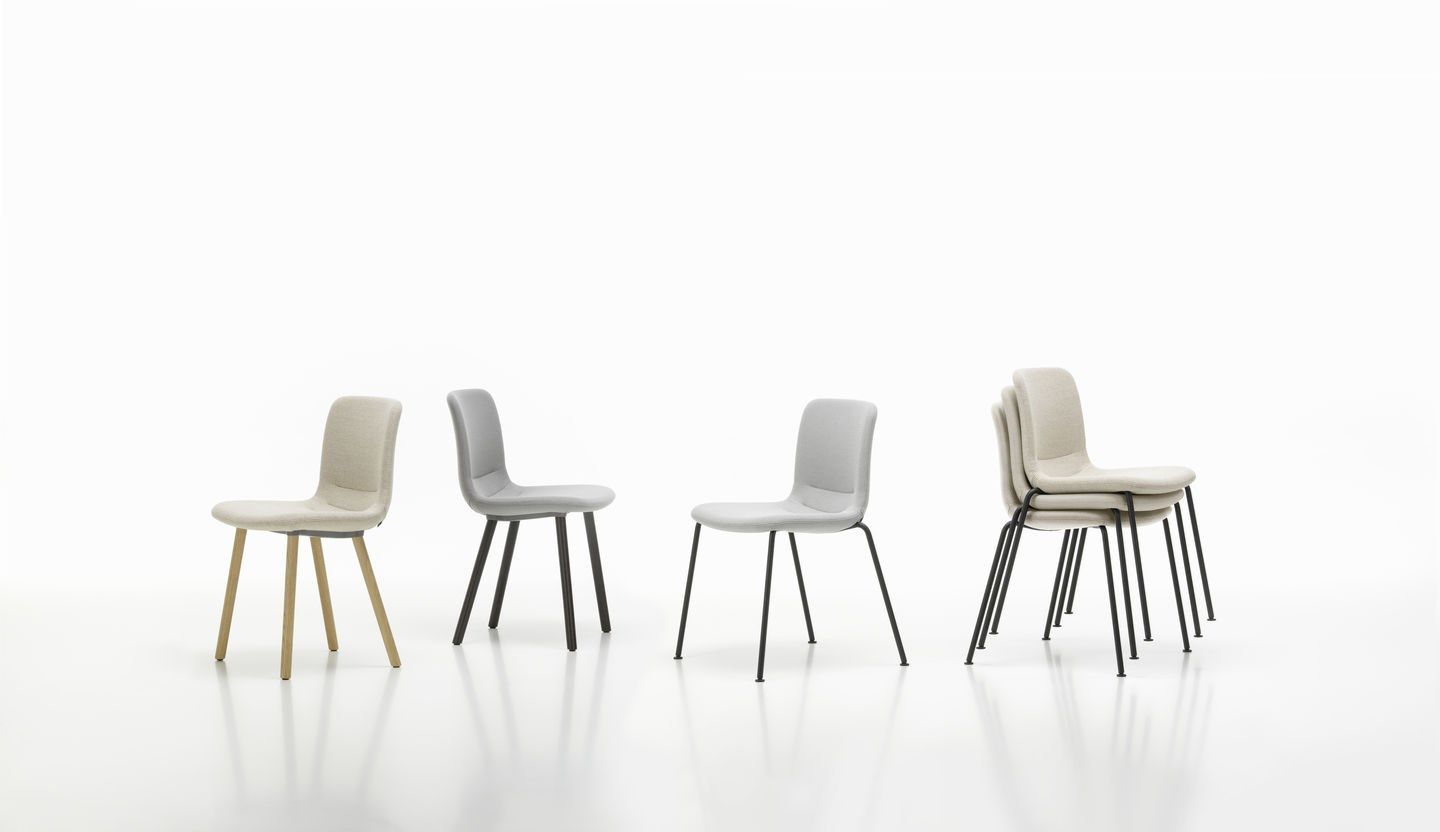 Штабелируемый стул с мягкой тканью VITRA Hal Soft ARCH-00029111 - Вид №8