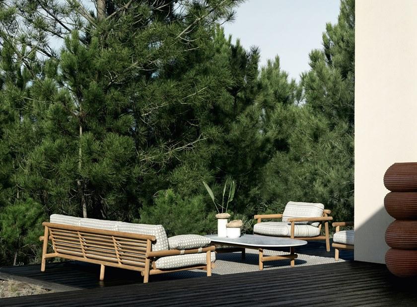 B&B Italia Outdoor Садовый диван из ткани Ayana sun-id-1353377 - Вид №6