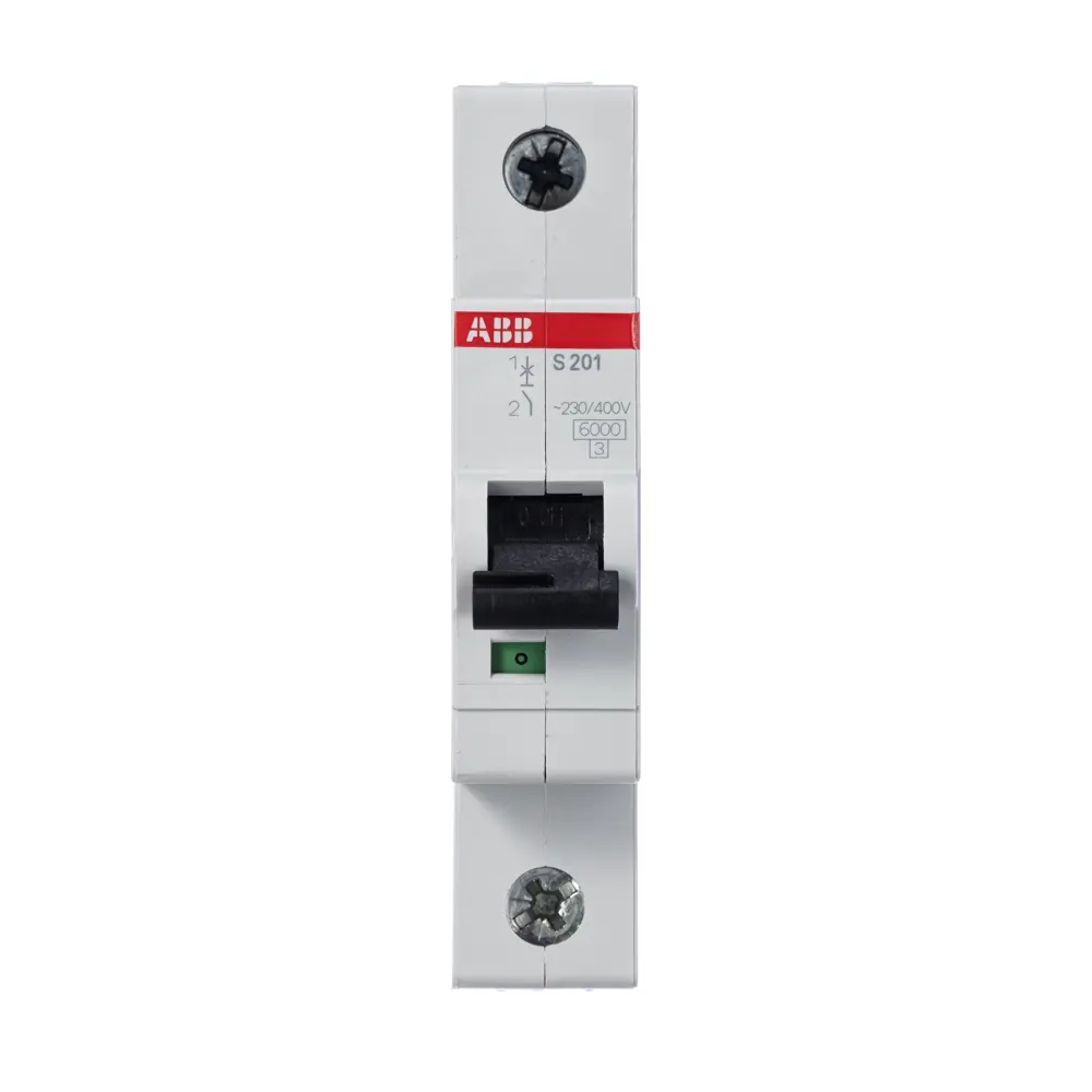 Автоматический выключатель ABB S201 1P C10 А 6 кА 2CDS251001R0104 82175801 STLM-2002058  - Вид №1