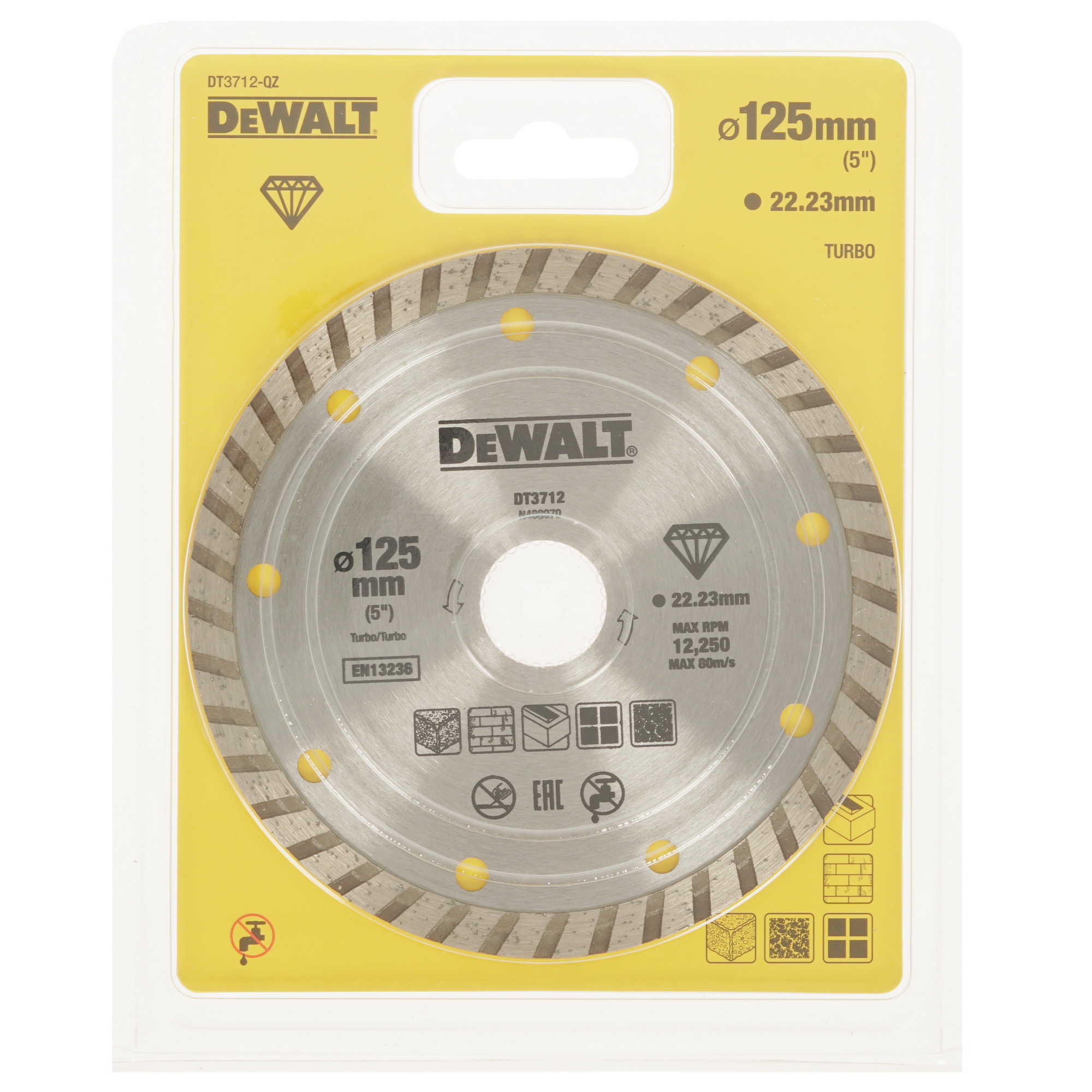 Диск алмазный DeWalt DT3712-QZ 5335343 STDN-0085723