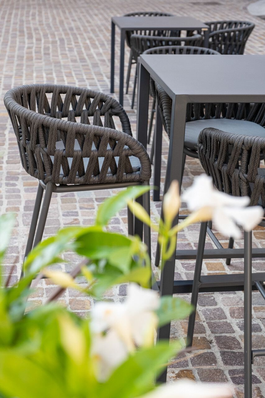 Высокий садовый стул со спинкой DRIGANI Drop ARCH-00061399 - Вид №2