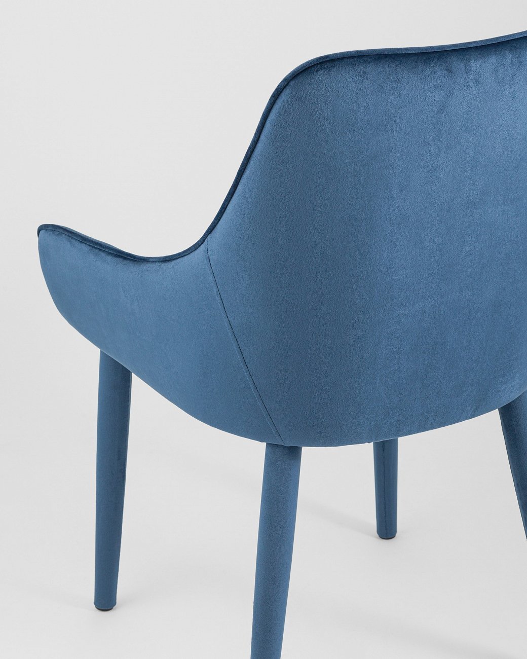 Стул с подлокотниками мягкий сине-зеленый с ножками вельвет "Диана" STOOL GROUP ДИЗАЙНЕРСКИЕ 00-3881954 Зеленый;синий  - Вид №5