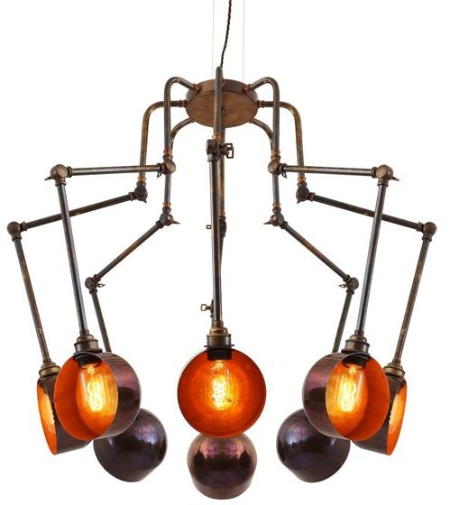 Mullan Lighting Регулируемая люстра из латуни  Mlf184  - Вид №2