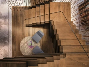 CP Parquet Открытая лестница из ореха Cp lab design