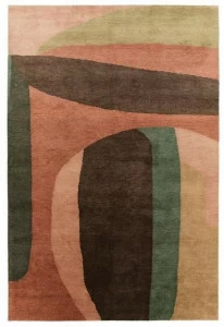 Toulemonde Bochart Прямоугольный шерстяной коврик с рисунком The designers