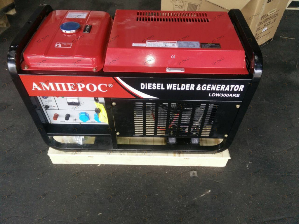 Сварочный генератор Амперос LDW300ARE sun-id-1033388