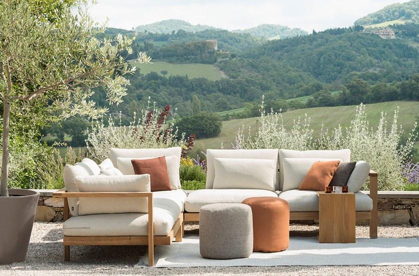 TRIBÙ Сервиз стол из тика Pure sofa 01285 - Вид №3