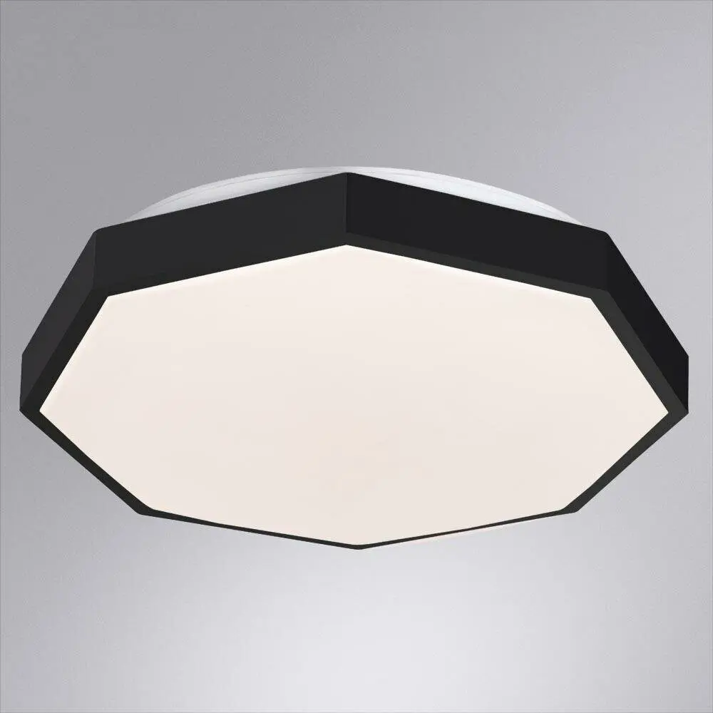 Люстра потолочная светодиодная Arte Lamp Kant 15 м² регулируемый белый свет цвет черный 82717053 STLM-2094041 
