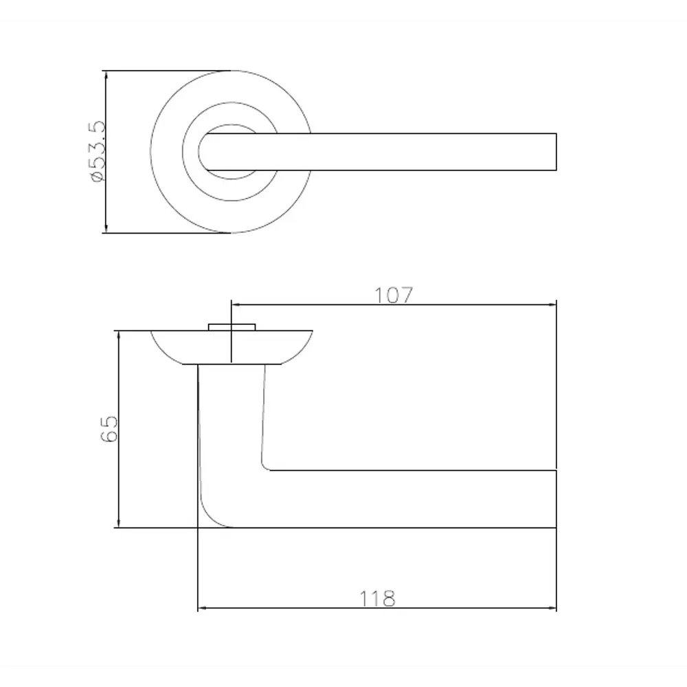 Дверные ручки EDSON EDS-21-Z01 для межкомнатных дверей 85170507 STLM-0059404 - Вид №4