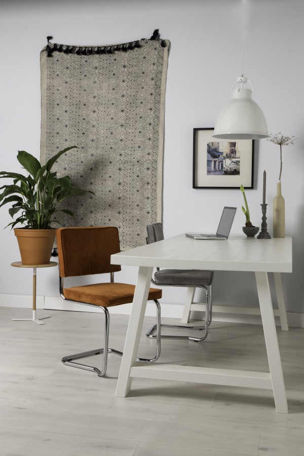 Стул Ridge Kink Rib серый Zuiver 1100059 - Вид №3