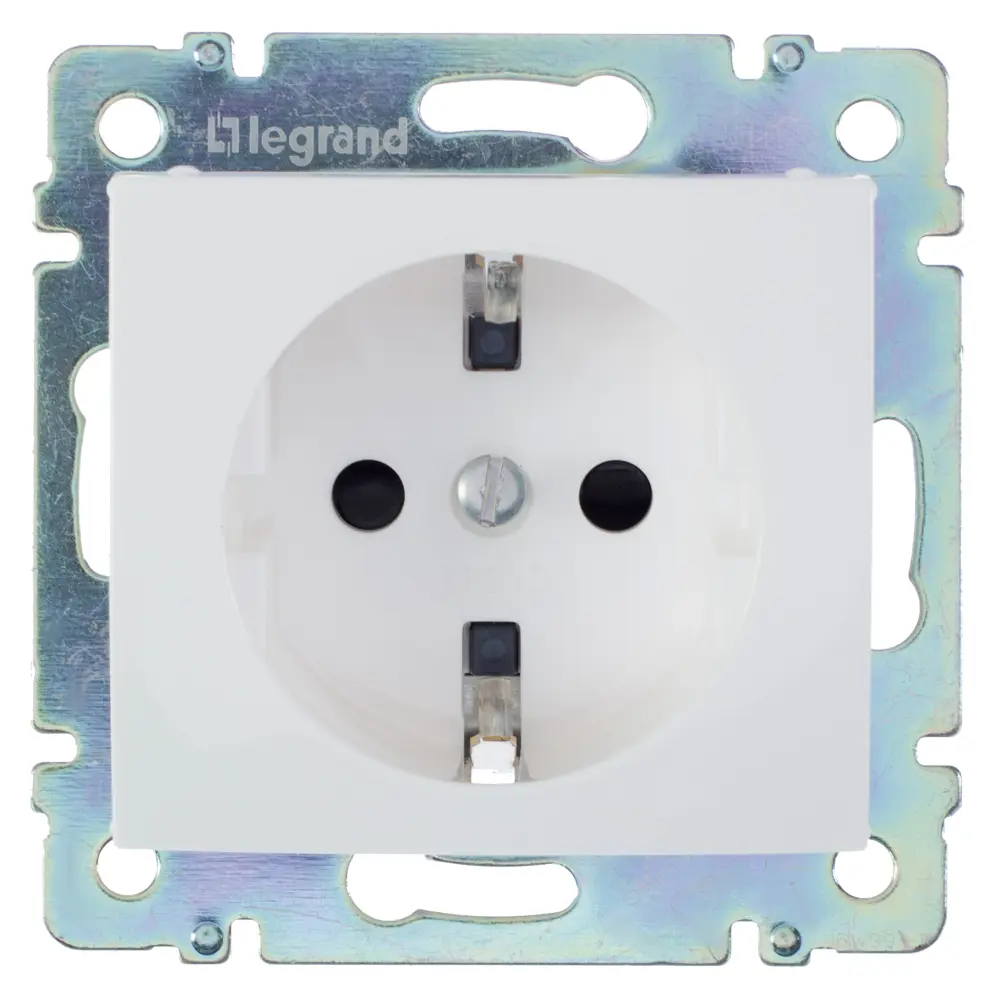 Legrand Valena Classic - розетка с защитными шторками и заземлением 10320884 STLM-1103264