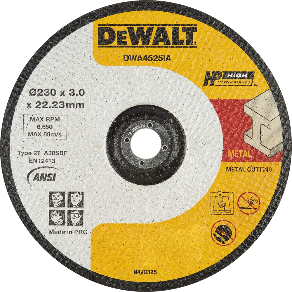 Диск отрезной по металлу тип 42 Dewalt 230x22.2x3 мм 84844728 STLM-2202091 