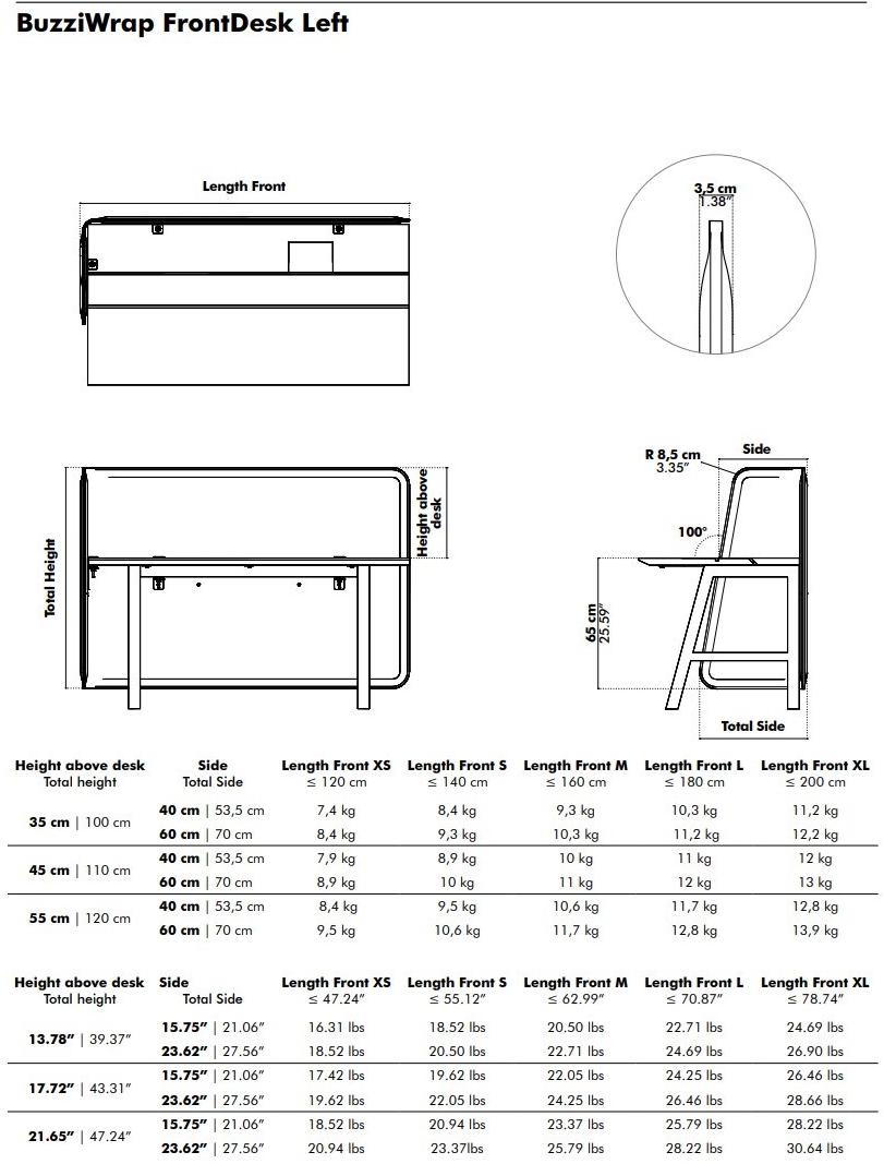 BuzziSpace Звукопоглощающая перегородка стола Buzziwrap sun-id-1510214 - Вид №7