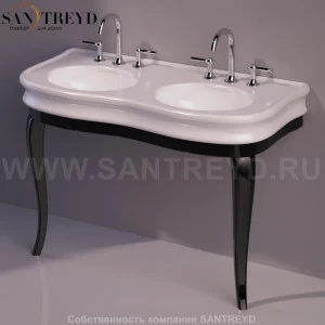 Консоль под раковину LANTE черная