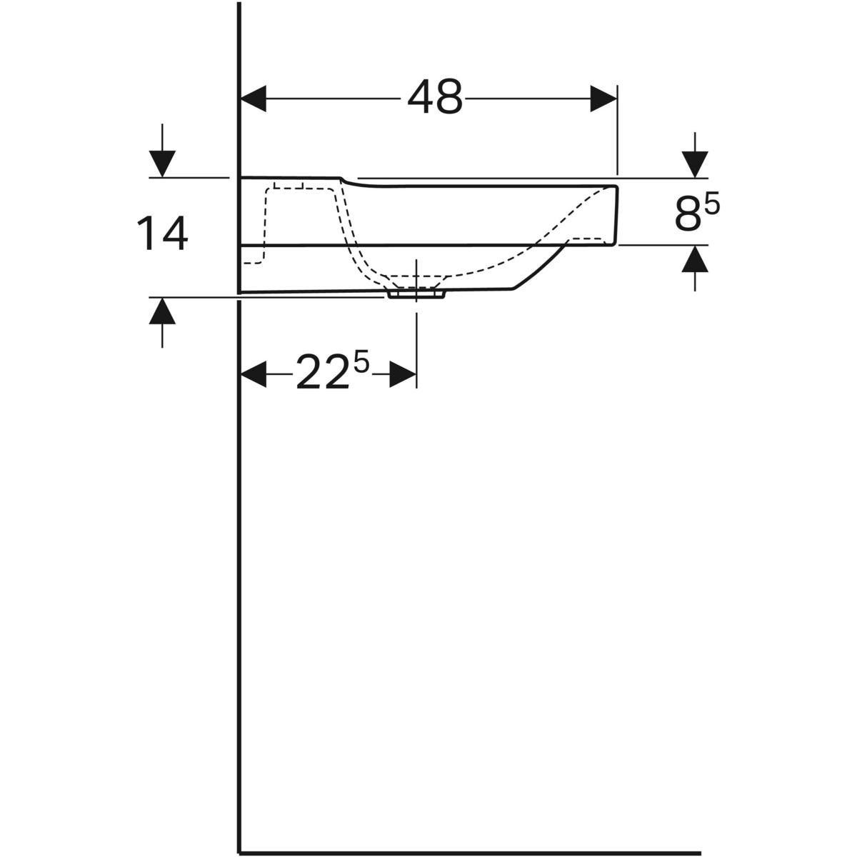 Раковина из керамогранита Geberit Xeno2 ARCH-00032029 - Вид №12