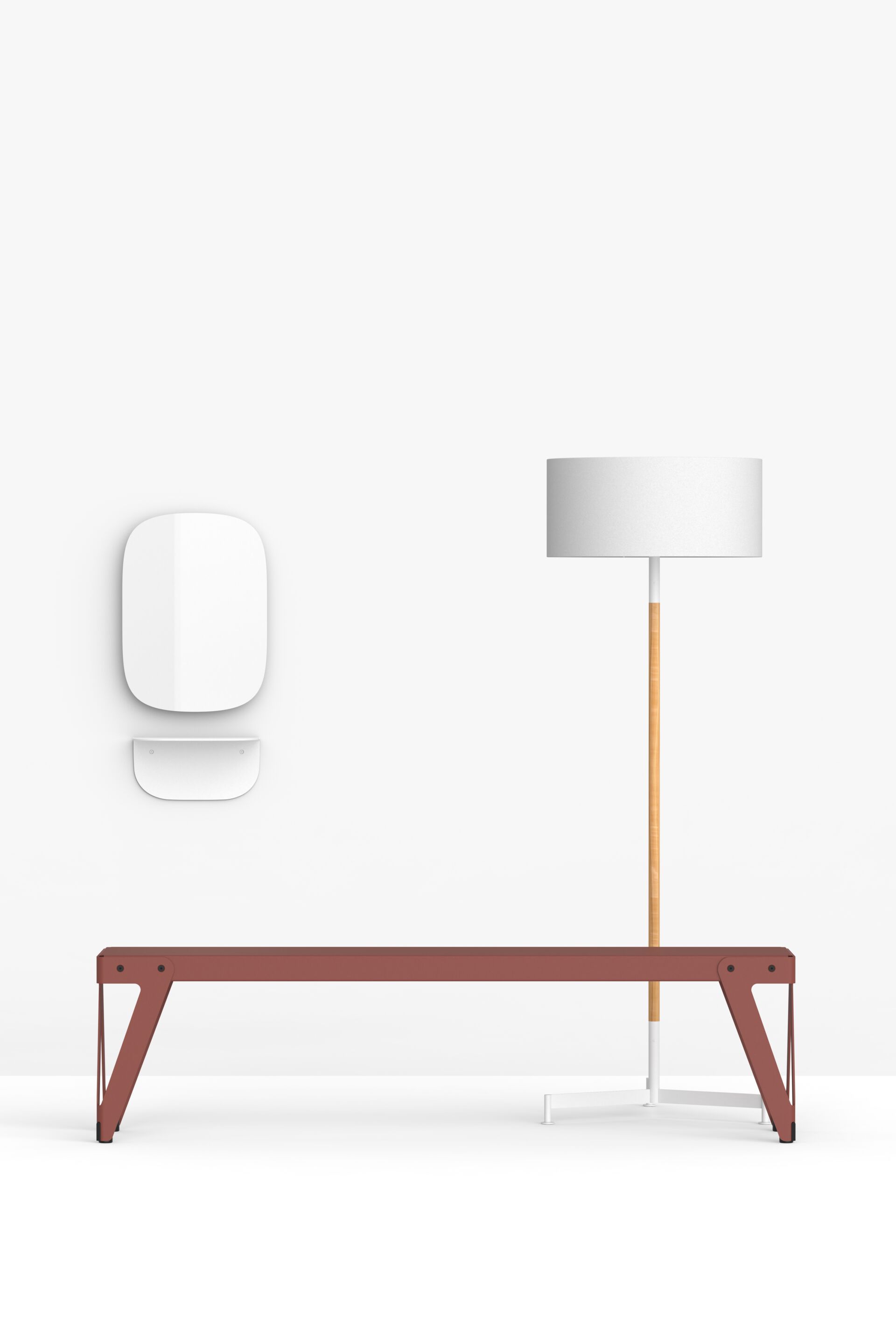 Стальная скамья с порошковым покрытием FUNCTIONALS Lloyd ARCH-00058716 - Вид №9