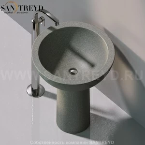 FN70L7037 Напольная раковина стоящая круглая Ceramica Flaminia Fonte