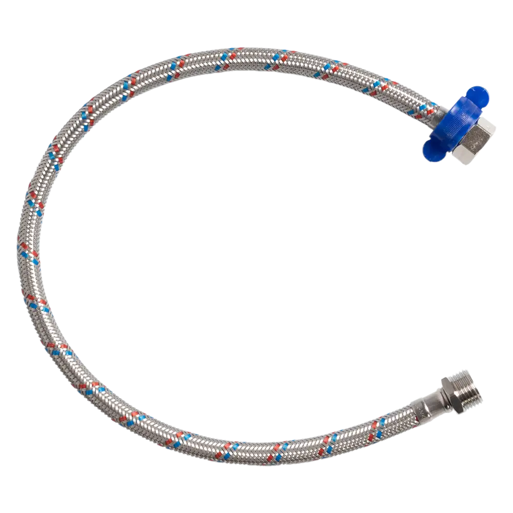 Гибкая подводка для воды Elka 1/2"x1/2" гайка - штуцер 120 см STLM-2045400 - Вид №2