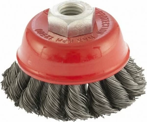 Щетка для УШМ по металлу жесткая D 150 мм Креост
