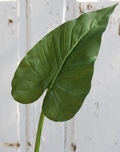 5153 883 a2 Искусственный лист зантедескии, 69 см, зеленый H-andreas