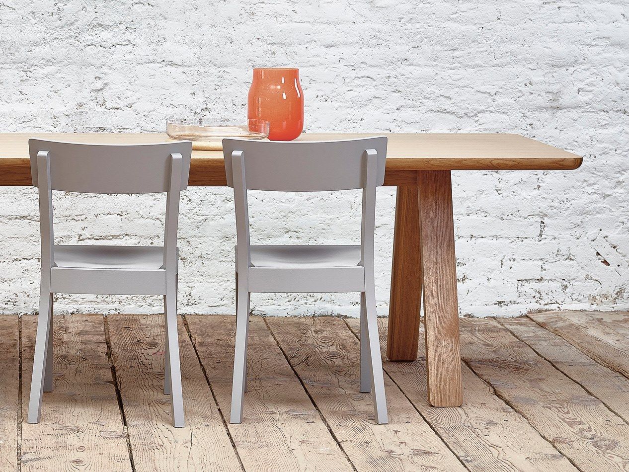 Деревянный стул с мягким сиденьем TON ARCH-00035137 - Вид №5