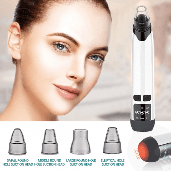 38685 Вакуумный очиститель пор лица с функцией горячего компресса BS Remover Beauty Star  - Вид №1