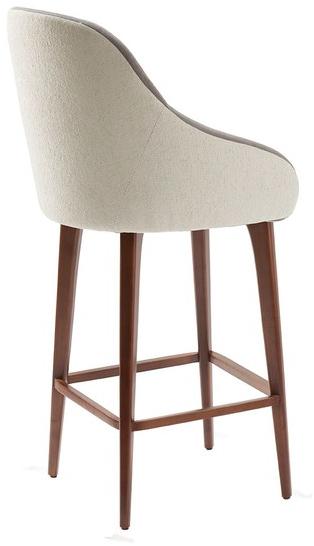 Mambo Unlimited Ideas Высокий табурет из ткани со спинкой Gia sun-id-1457847 - Вид №1