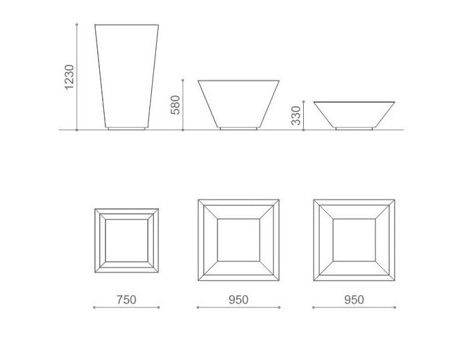 Стальная плантатор Corten™ Metalco LOUNGE ARCH-00063923 - Вид №4