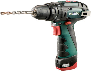 Шуруповерт аккумуляторный ударный METABO PowerMaxx SB [10,8В, 2 скорости, 34Нм, 10 мм, 2 Li-Ion -2Ач] 1099211