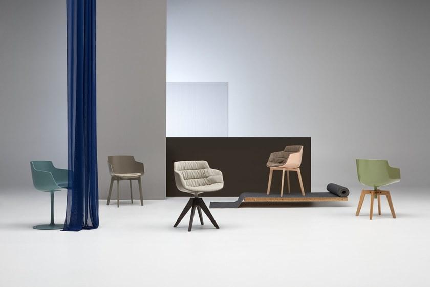 MDF Italia Стул из поликарбоната с подлокотниками Flow sun-id-1379352 - Вид №2