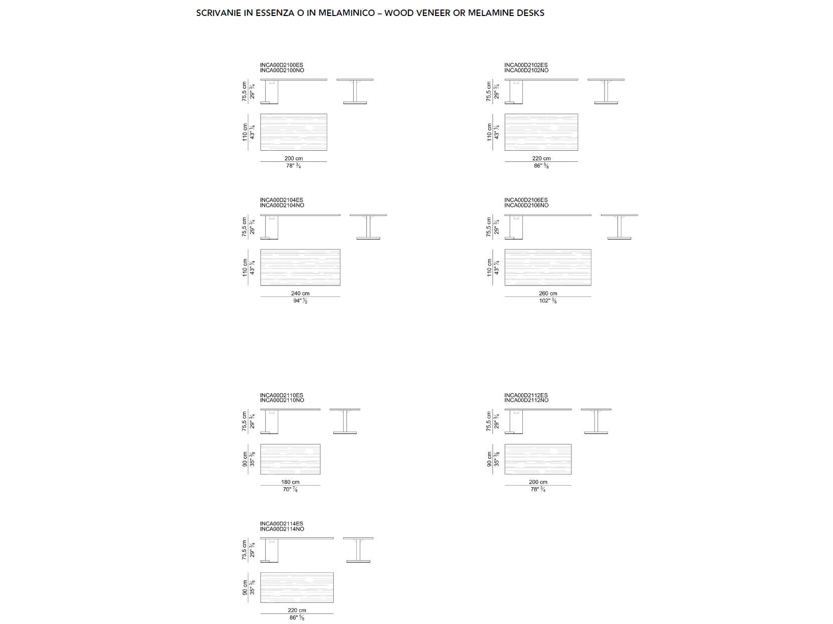 Деревянный направленный угловой стол i 4 Mariani Inca ARCH-00137368 - Вид №19