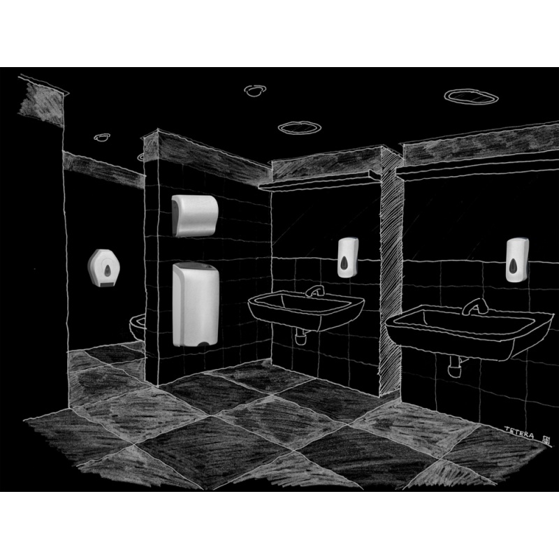 GUH717 Электронный освежитель воздуха LCD UNIQUE GLAMOUR WHITE LINE Merida  - Вид №2