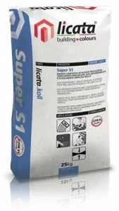 LICATA Высокоэффективный эластичный цементный клей класса c2te s1 Licata.koll
