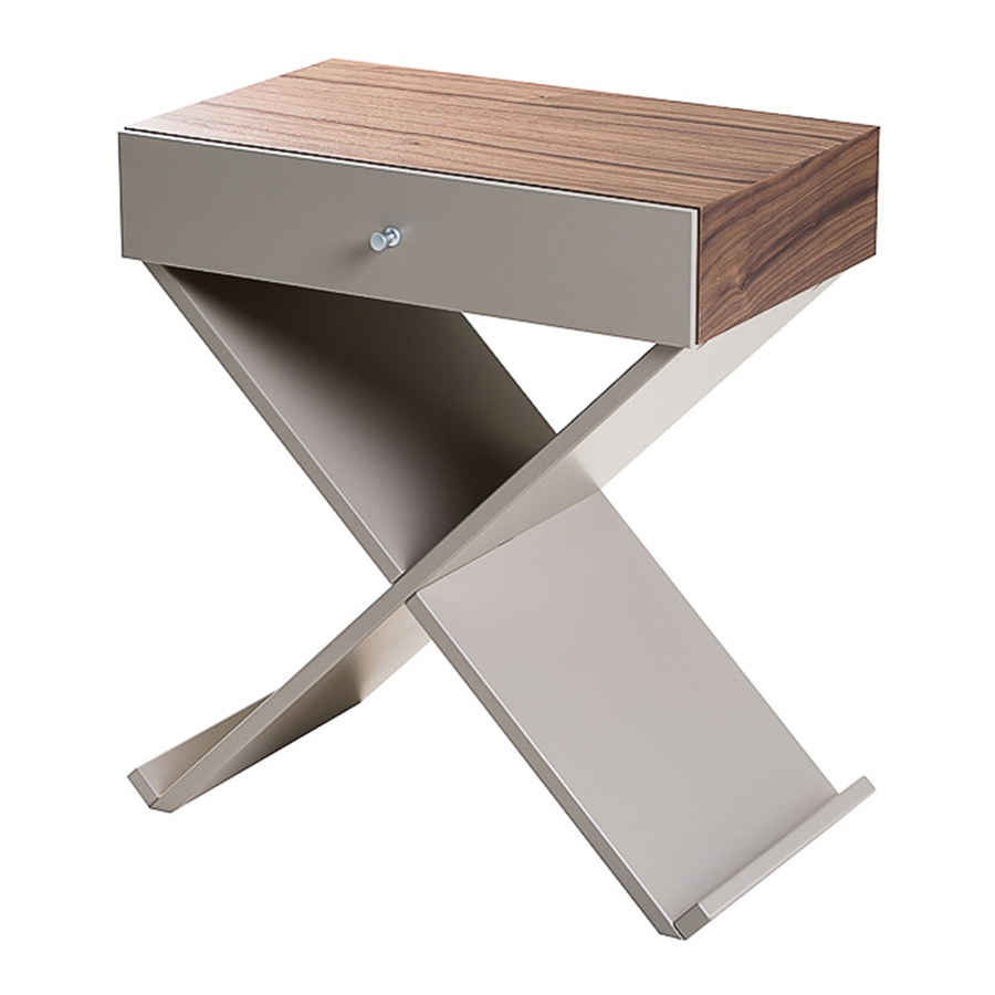 Тумба Bonn серая, орех BraginDesign BR0003 - Вид №4