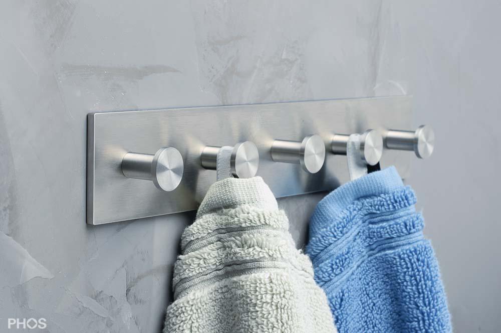 HL5H12S-B Полотенцесушитель с крючками на 5 стержней PHOS  - Вид №3