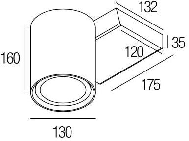 Flexalighting Проектор для опоры на раму Bull sun-id-1378893 - Вид №2
