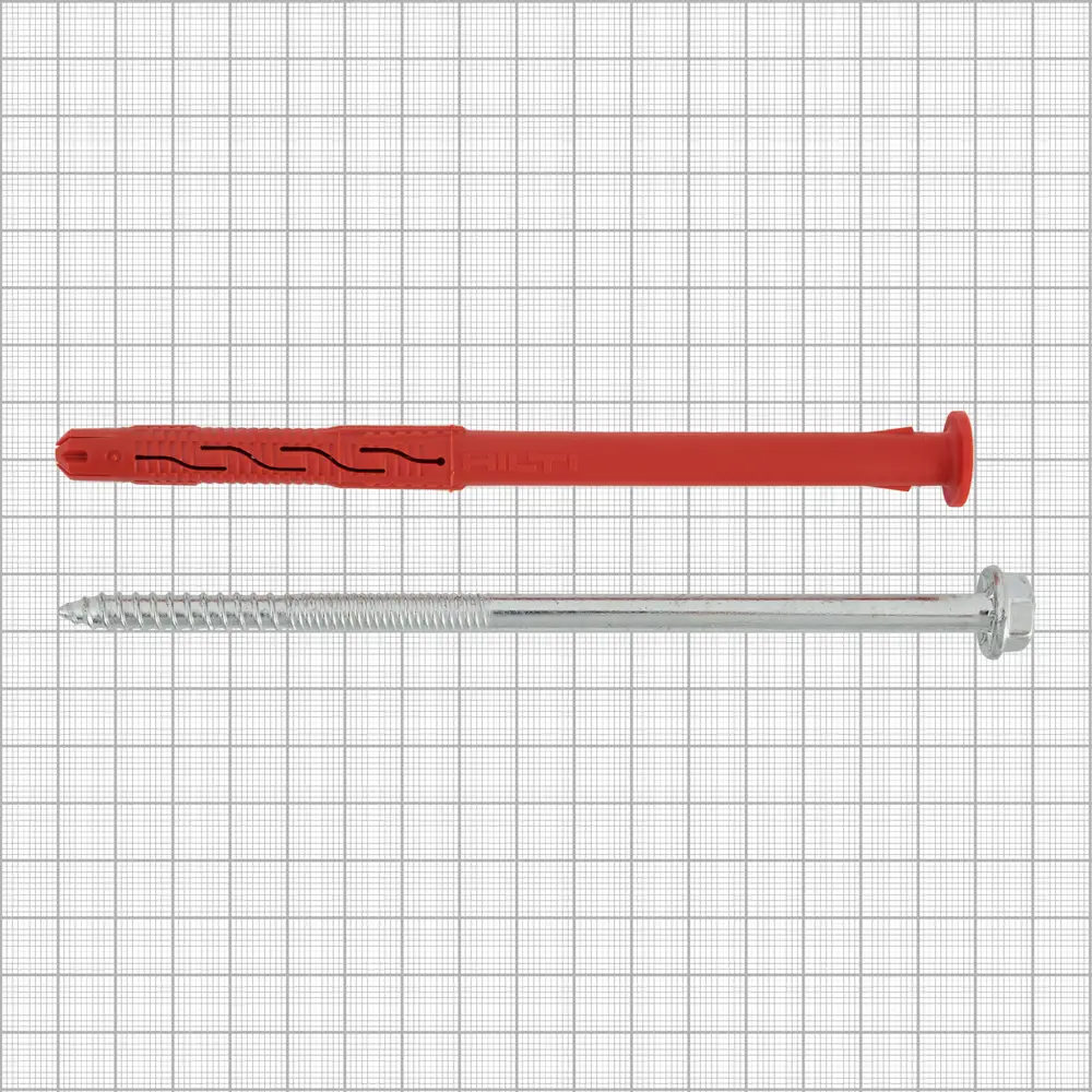 Дюбель фасадный Hilti HRD-H 10x160 мм нейлон/оцинкованная сталь цвет красный 20 шт. 82656587 STLM-2125729  - Вид №3