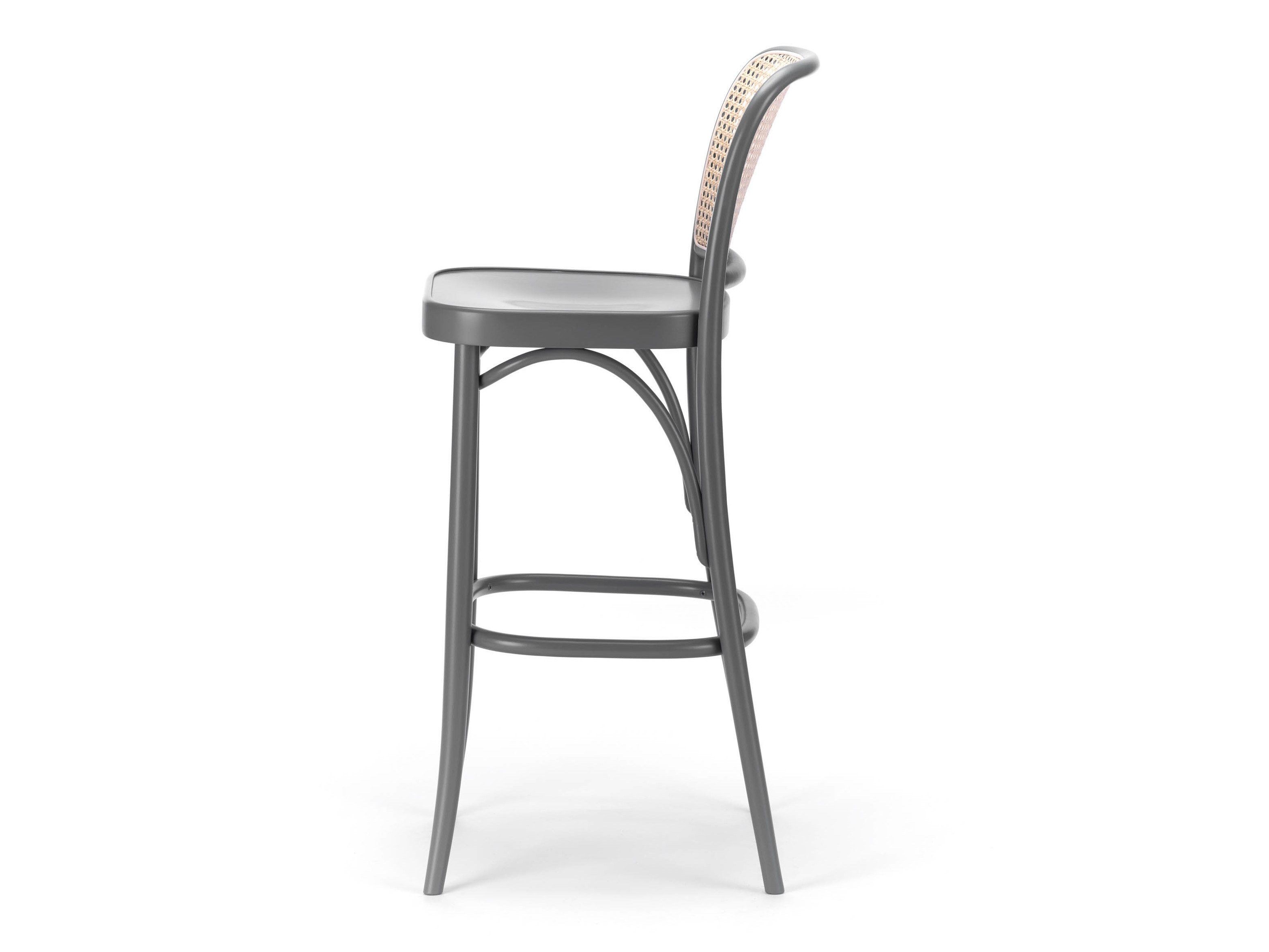 Высокий деревянный табурет с подставкой для ног TON 811 ARCH-00055074