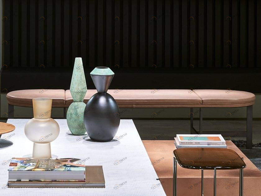 BAXTER Мягкая кожаная скамейка sun-id-1501717