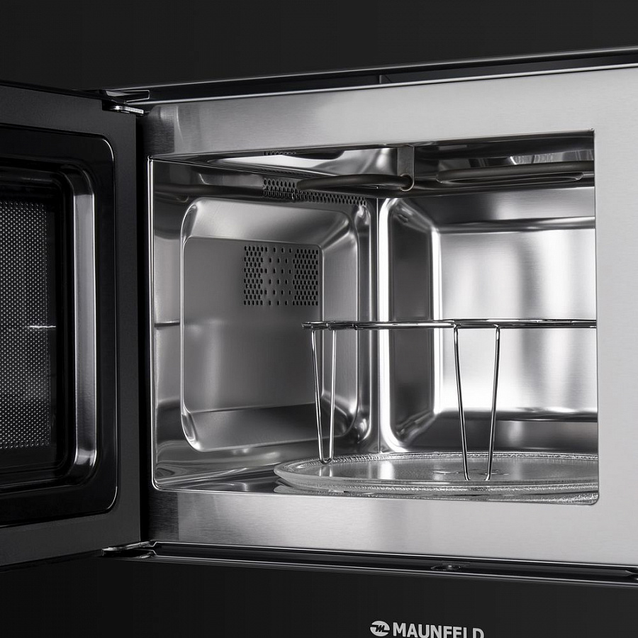 MBMO.20.2PGB Печь микроволновая электрич./ • тип: встраиваемая • объем, л: 20 • ширина, мм: 600 • управление: механическое • входная мощность в режиме микроволн, вт: 1 250 • выходная мощность (микроволновая), вт: 800 • входная мощность в режиме гриля, вт: Santreyd  - Вид №5