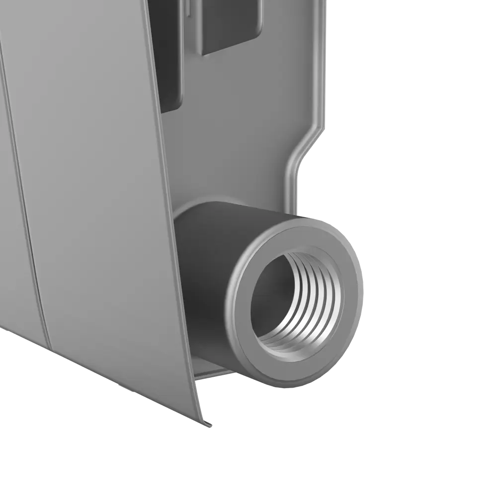 Радиатор секционный Royal Thermo Biliner 350/87 6 секций боковое подключение биметалл серый 82758178 STLM-2191787 - Вид №3