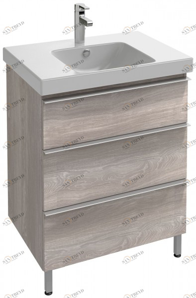EB992-N09 Мебель для раковины-столешницы 67 см, 3 выдвижных ящика Jacobdelafon ODEON UP Santreyd