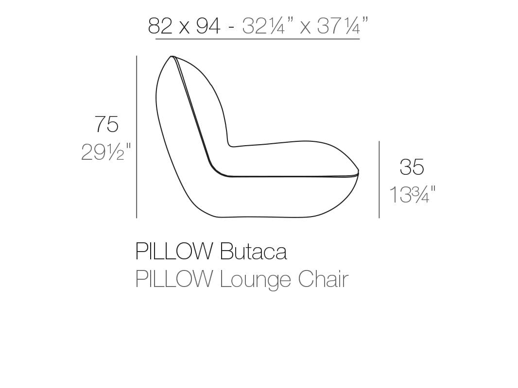 Полиэтиленовое садовое кресло Vondom подушка ARCH-00003642 - Вид №5