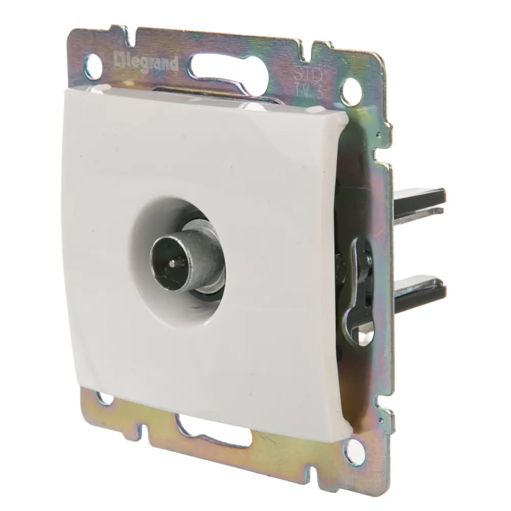 Розетка телевизионная Legrand Valena проходная цвет белый STLM-2072207 - Вид №2