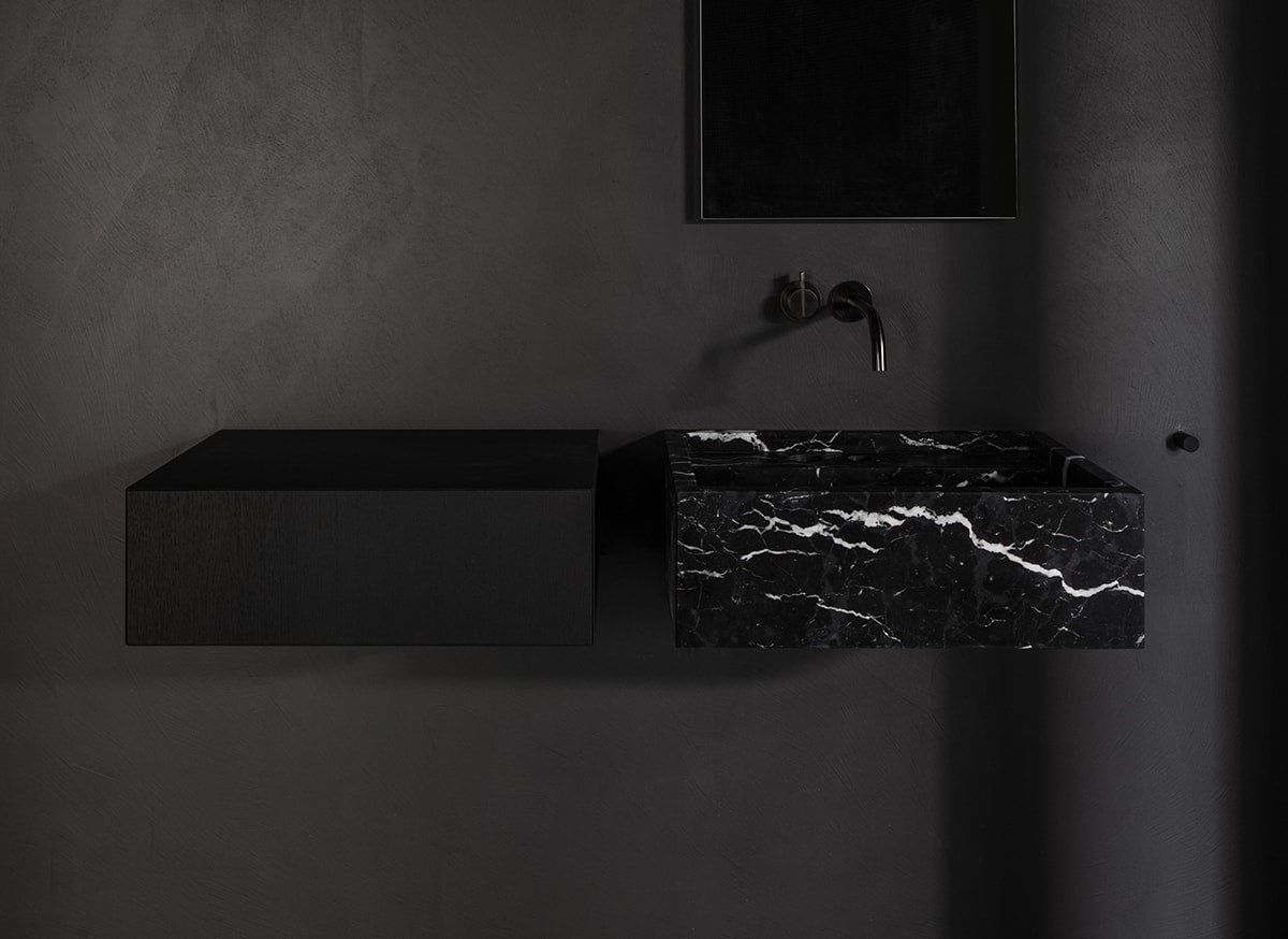 Одиночный подвесной умывальник из натурального камня COCOON Piet Boon ARCH-00052049 - Вид №29