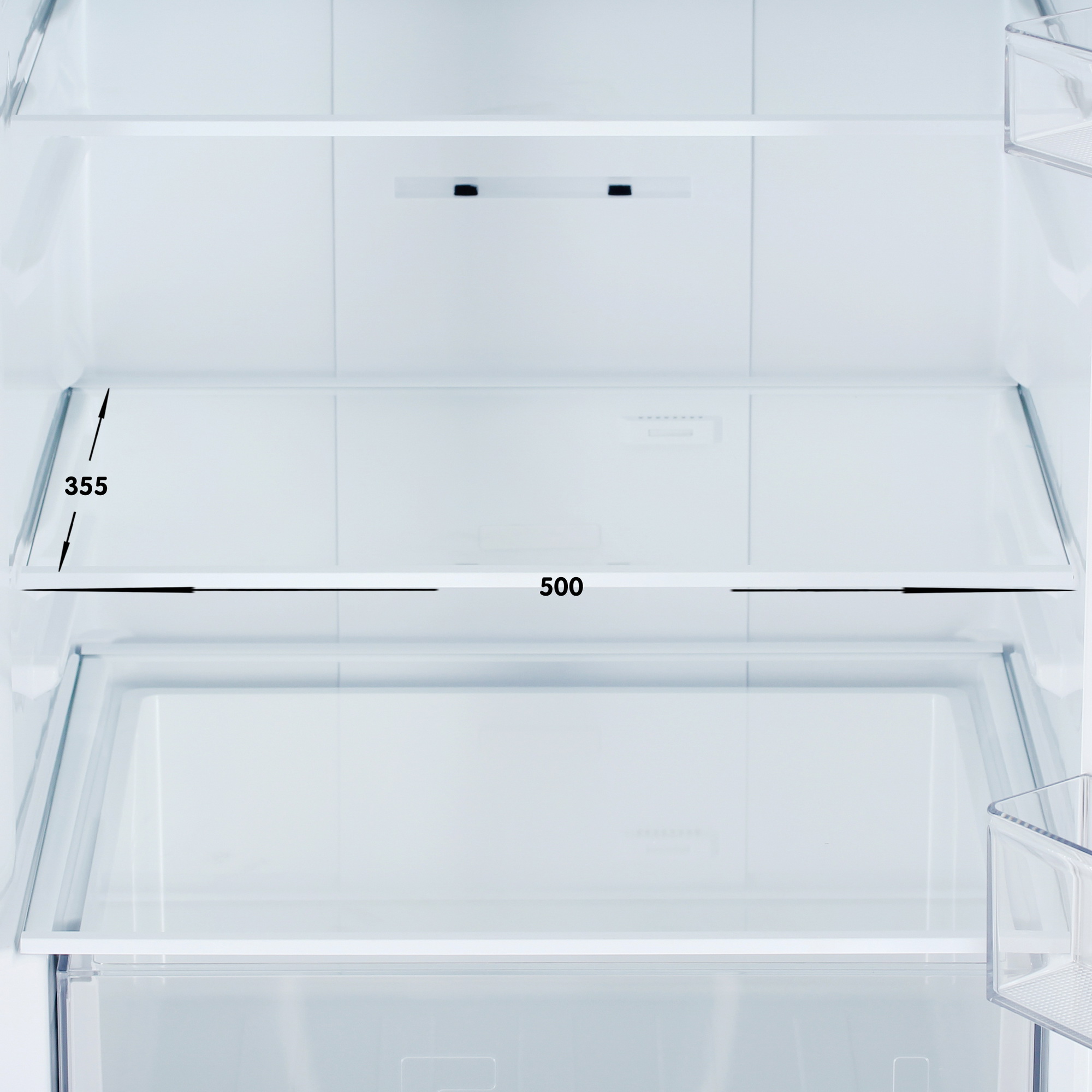 9273061 Холодильник с морозильником   Candy CCRN6200WD белый STDN-0042905 - Вид №8